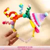 Diadema de Palo Retorcido Feliz Cumpleaños para Niños Accesorios para el Cabello Decoración de Fiesta para Niñas Sombrero Atrezzo para Fotos