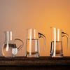 Dispensador de vino pequeño de cristal de estilo europeo para el hogar con escala, vino extranjero, vino blanco, decantador de vino, jarra atada, juego de vino