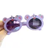 Óculos de Sol de Brinquedo Desenho Animado para Ursos Bebês, Óculos Fofos Anti-UV, Óculos de Sol Infantis Morango Urso Doces e Adoráveis