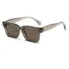 Gafas de Sol Amarillas Estilo Coreano Ins para Hombre, Estilo Urbano de Moda, Forma Cuadrada, Protección UV, Aptas para Lentes Graduados, Gafas de Sol para Mujer