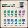 Set de Pinturas de Acuarela Sólida Perlada de 180 Colores en Caja, Purpurina Fina Altamente Concentrada, Set de Pintura con Tarjeta Negra para Mostrar Colores, Al por Mayor en Stock