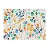 Mantel, Manteles Individuales Florales de Lino para Primavera y Verano, Textil para el Hogar, Aislamiento Térmico para Mesa de Comedor, Manteles Individuales de Estilo Occidental para Hotel, Posavasos