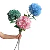 Pintura al óleo de color muy realista, hortensia extragrande, flores de hortensia, arreglo de proyecto de paisajismo exterior, decoración suave, venta al por mayor del fabricante