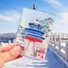Souvenirs de Cultura y Turismo de Pekín Templo del Cielo Cuatro Estaciones Pegatinas para Refrigerador Originales Pegatinas Magnéticas Ar Tendencia Nacional Souvenirs de Viaje Venta al por Mayor Personalización