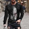 Camiseta de manga larga con cuello redondo y estampado Paladin de Amazon, disponible en Europa y América (2021).