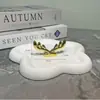 Tapa de Caja de Dulces Corona Electrochapada en UV Accesorios de Perla Superior Mango de Producto de Vidrio Cabeza de Ciervo Tapa de Madera Mango Cerámico Anti-quemaduras