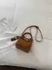 Bolso de Mano Retro Mate de Comercio Exterior Bolso Pequeño Nuevo para Mujer Bolso Cubo Elegante de Alto Valor Bolso de Hombro Cruzado de Moda Tendencia