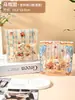 Bolsa de Empaque Original para Galletas con Dibujos de Copos de Nieve, Bolsa con Base, Bolsa Auto-sellante para Dulces y Comida, Bolsa con Cierre de Cremallera para Snacks