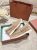 Versão Original de Alta Qualidade Lp2025 Outono e Inverno Estilo Casal Sapatos Slip-On Mocassins Gorro Sapatos Camurça Grossa Lã para Heattech