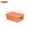 Caja de Almacenamiento para Escritorio Desordenado Cesta de Almacenamiento para Snacks Plástico Organizador Doméstico para Cosméticos Caja de Almacenamiento para Dormitorio Cocina