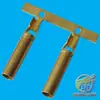 Suministro al por mayor terminal de tubo de cobre de 4.0 mm de diámetro conector de enchufe impermeable terminal de tubo redondo de 4.5 mm