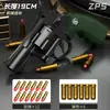 Magnen ZP-5 357 revólver modelo largo bala blanda puede disparar pistola niño juguete de simulación pistola de ráfaga
