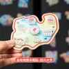 Ímãs de geladeira acrílicos culturais e criativos de universidades prestigiadas, adesivos magnéticos macios DIY, lembrancinhas de viagem, presentes e mercadorias universitárias
