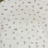 Tecido de Gaze Dupla Algodão Estampado Tecido Floral de Algodão Roupa de Bebê para Engatinhar Pijamas Roupas de Casa vestido