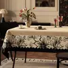 Toalha de Mesa Retrô Francesa, Impermeável, à Prova de Óleo, Não Lavável, Novo Estilo 2026, Toalha de Mesa Anti-Queimaduras, Luxo Acessível, Pano de Mesa de Café de Alta Qualidade