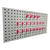 Painel de Furos para Parede com Ganchos para Ferramentas de Hardware, Painel para Pendurar Ferramentas, Rack de Armazenamento de Plástico para Pendurar na Parede de Lava-Rápido, Loja de Beleza