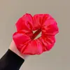 Colección de scrunchies de verano: versátiles ligas coreanas para el cabello, cuerdas para el cabello estilo universitario fresco, accesorios elásticos para el cabello, accesorios para la cabeza para mujeres