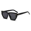 Gafas de sol para sesión de fotos callejeras, modernas, sencillas y deslumbrantes, con montura generosa, estilo europeo y americano, para otoño de 2024