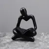 Oferta especial produto novo transfronteiriço: Estátua do Pensador oca para leitura, adequada para mesa de estudo, decoração de hall de entrada, escultura artesanal em resina