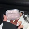 Adecuado para Apple AirPods Auriculares Inalámbricos Funda Protectora Patrón de Marco de Fotos de Mármol Carcasa Transparente Suave de Ensueño