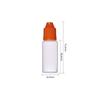 En Stock Mayoreo Botellas de Relleno de Aceite Semitransparentes de 10ml 20ml Botellas de Pigmento Pe Botellas Líquidas Botellas de Plástico para Dispensar