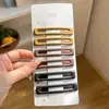 Presilha de Cabelo Exquisita com Franja Lateral Fosca para Mulheres, Acessório de Cabelo para Fios Soltos, Novo Modelo 2026, Grampo Reto, Presilha para Franja, Novo Produto