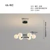 Lámpara Colgante Postmoderna Nórdica de Doble Anillo con Bola de Burbujas para Sala de Estar y Comedor, Lámpara Colgante Circular Combinada de Lujo Ligero Italiano, Modelo de Diseñador