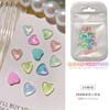 20 accesorios para uñas cristal moca plano Diamante Amor red mariposa Estrella Roja Luna color mágico aurora taladro de uñas