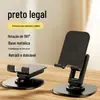 Suporte de Telefone Metálico Giratório 360 Graus, Suporte de Telefone Dobrável Ajustável para Mesa, Suporte Conveniente para Tablet Atacado
