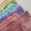 Papel Textura Pedra Tinta Lavada Impermeável Textura Amassada Papel de Embrulho Florido Buquê de Flores Embalagem DIY Feita à Mão Materiais para Embalagem Atacado