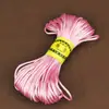 Arte 20 metros No. Cuerda para tejer nudos chinos de 5 líneas, pulsera de cuerda roja DIY, cuerda para la mano, collar, colgante, cuerda de colores, cuerda para tejer