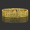 2019 Novo Pulseira Masculina Hip Hop Europeu e Americano Dourada Vazada Pulseira de Personalidade Tendência Pulseira Cool Suprimento