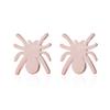 Brincos Europeus e Americanos Amazon Novo Aço Inoxidável Horror Aranha Brincos Ins Brincos Pequenos de Animais Fofos Presente de Halloween