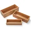 Caixa de Madeira Sem Tampa, Palete de Madeira Simples Multiuso, Caixa de Madeira, Armazenamento de Diversos para Mesa, Caixa de Madeira e Bambu, Múltiplas Especificações