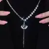 Corrente de Suéter Longo Outono e Inverno para Mulheres, Versátil Ins Nova Corrente de Luxo de Nicho de Alta Qualidade com Design Dupla Camada