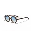 Gafas Xunge Retro Montura Grande Gafas de Sol Redondas para Mujer Gafas de Celebridad de Internet para Hombre Gafas de Sol de Moda Europeas y Americanas Nuevas Transfronterizas