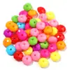Cuentas acrílicas de color sólido de macarrón, cuentas de plástico, cuentas sueltas de amor, accesorios para pulseras y collares DIY
