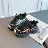 Zapatos de Padre Gruesos Retro Unisex Estilo Coreano para Niños 2026 Nuevos de Malla Transpirables Ligeros de Moda Casual Deportivos