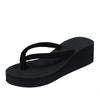 Chanclas de cuña casuales de verano para playa para mujer 2026, Chanclas de verano para mujer, Sandalias gruesas para exteriores para parejas al por mayor