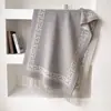 Chal Jacquard de Patrón Chino Wanzi de Doble Cara Guochao Otoño Invierno Engrosado Cálido Bufanda con Borlas Regalo Venta al por Mayor