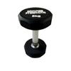 Atacado transfronteiriço plástico cabeça redonda hexagonal haltere comercial equipamento de fitness casa aço puro ferro puro conjunto de halteres