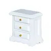 1:12 muebles en miniatura para casa de muñecas, dormitorio, modelo de microescena, estilo europeo, cama doble de madera y tela