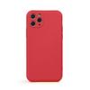 Capa de silicone líquido puro para Apple 12 furos finos caso do telefone móvel Full-cover Camera multifuncional sem fio carregando capa protetora