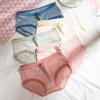 Lançamento nova cor algodão renda antibacteriana calcinhas meninas modal Meninas cintura fofa atacado de fábrica