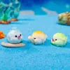 Micro-Paisaje Creativo Lindo Delfín Acuario Pecera Paisajismo Manualidades de Resina DIY Accesorios Adornos Pequeños de Escritorio