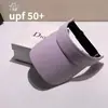Boné de Seda de Gelo Bico de Pato Verão Proteção Solar Chapéu de Sol Anti-UV Chapéu de Sol UV Versátil para Exterior Casual Respirável Boné com Top Aberto