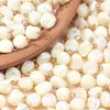 Botões de concha natural, venda direta, botões coloridos de pé alto para cheongsam, camisas, blusas femininas, botões semicirculares, botões de alta qualidade para vestuário