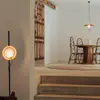 Sala de Estar Minimalista Estilo Wabi-Sabi Luminária de Chão Magnética Ajustável Designer Nórdico Modelo Retrô Iluminação para Sala de Estar Quarto