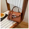 Bolsa de Mão de Escritório de Luxo 2026 Novo Estilo Coreano Nicho Patchwork Bolsa Kelly Moderna Bolsa de Ombro Transversal