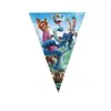 Nueva Colección de Banderines Triangulares con Temas de Dibujos Animados para Decoración de Fiestas de Cumpleaños y Festividades, Accesorios y Pancartas